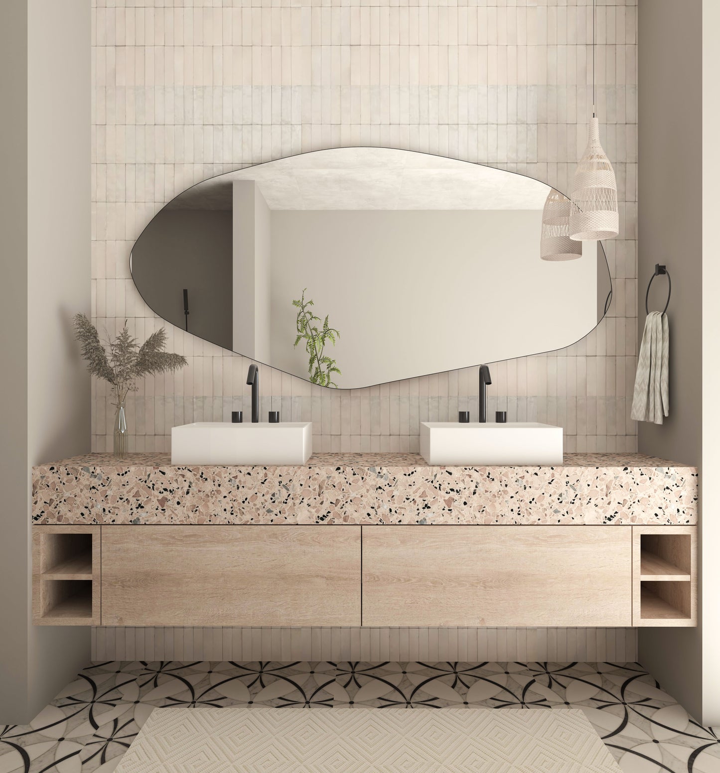 Sile Irregular Wall Mirror