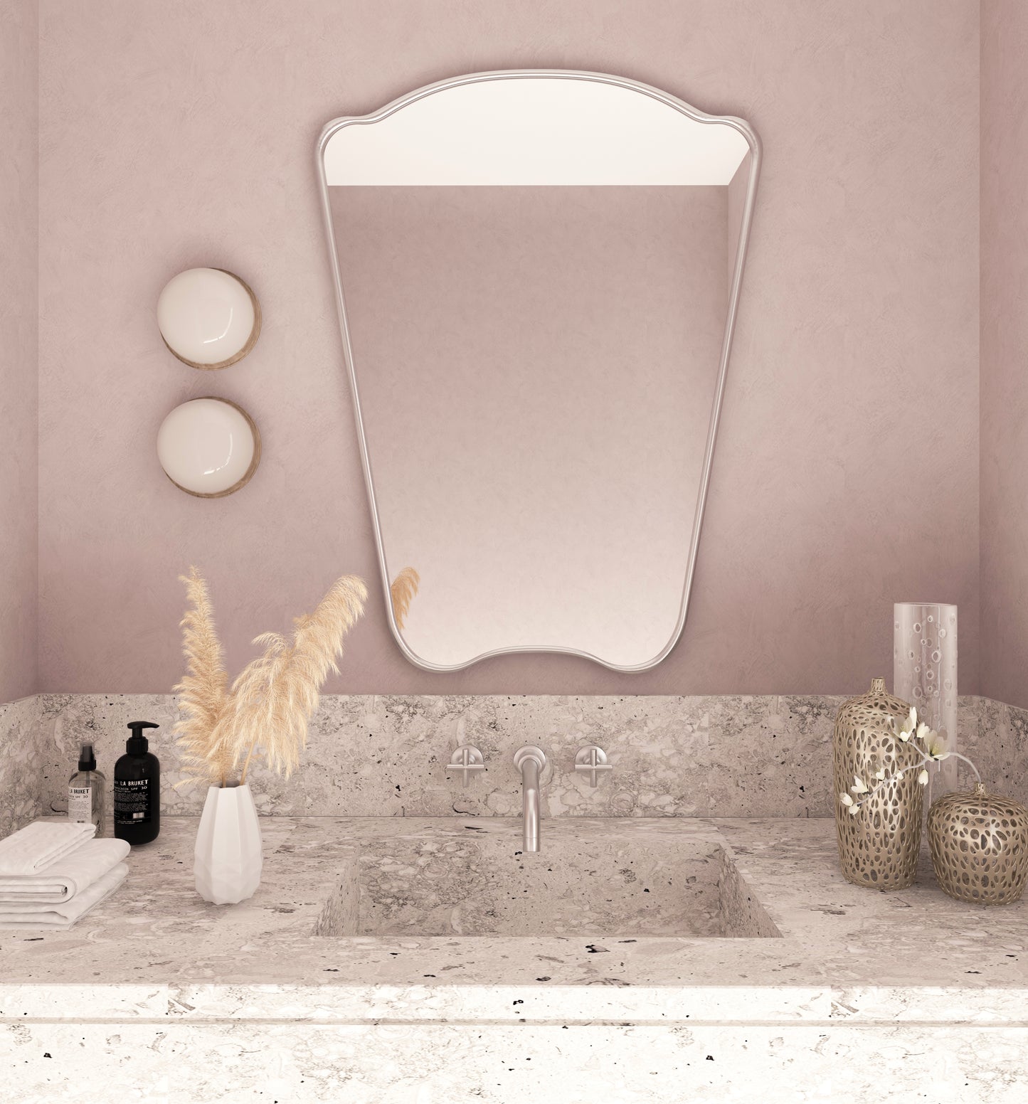 Jeka Italian Style Irregular Mirror