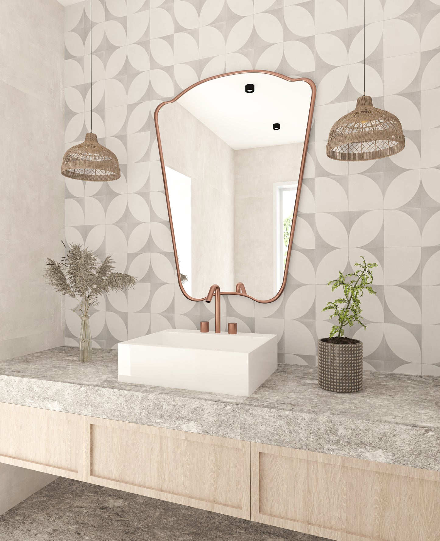 Jeka Italian Style Irregular Mirror