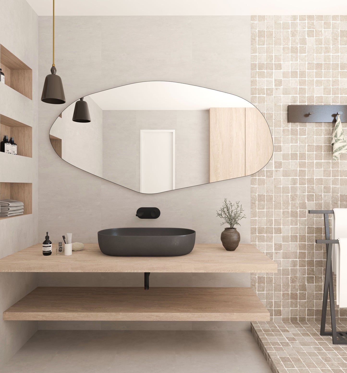 Sile Irregular Wall Mirror