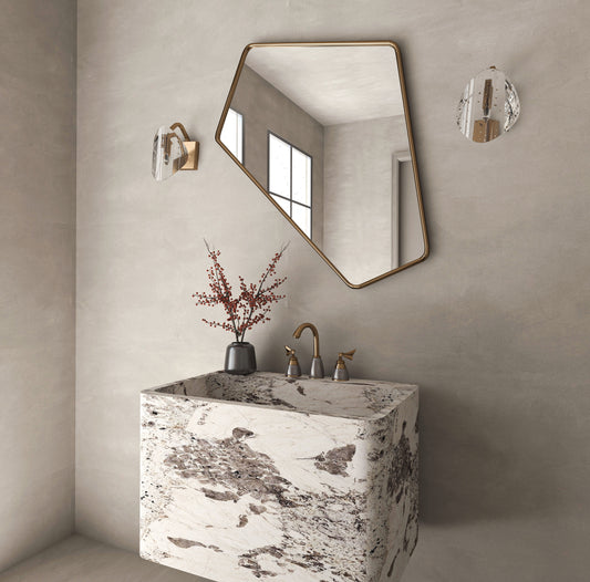 Irregular Angled Mirror