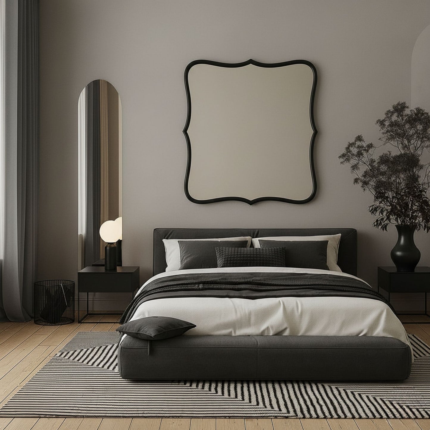 Ayvacık Asymmetrical Wall Mirror