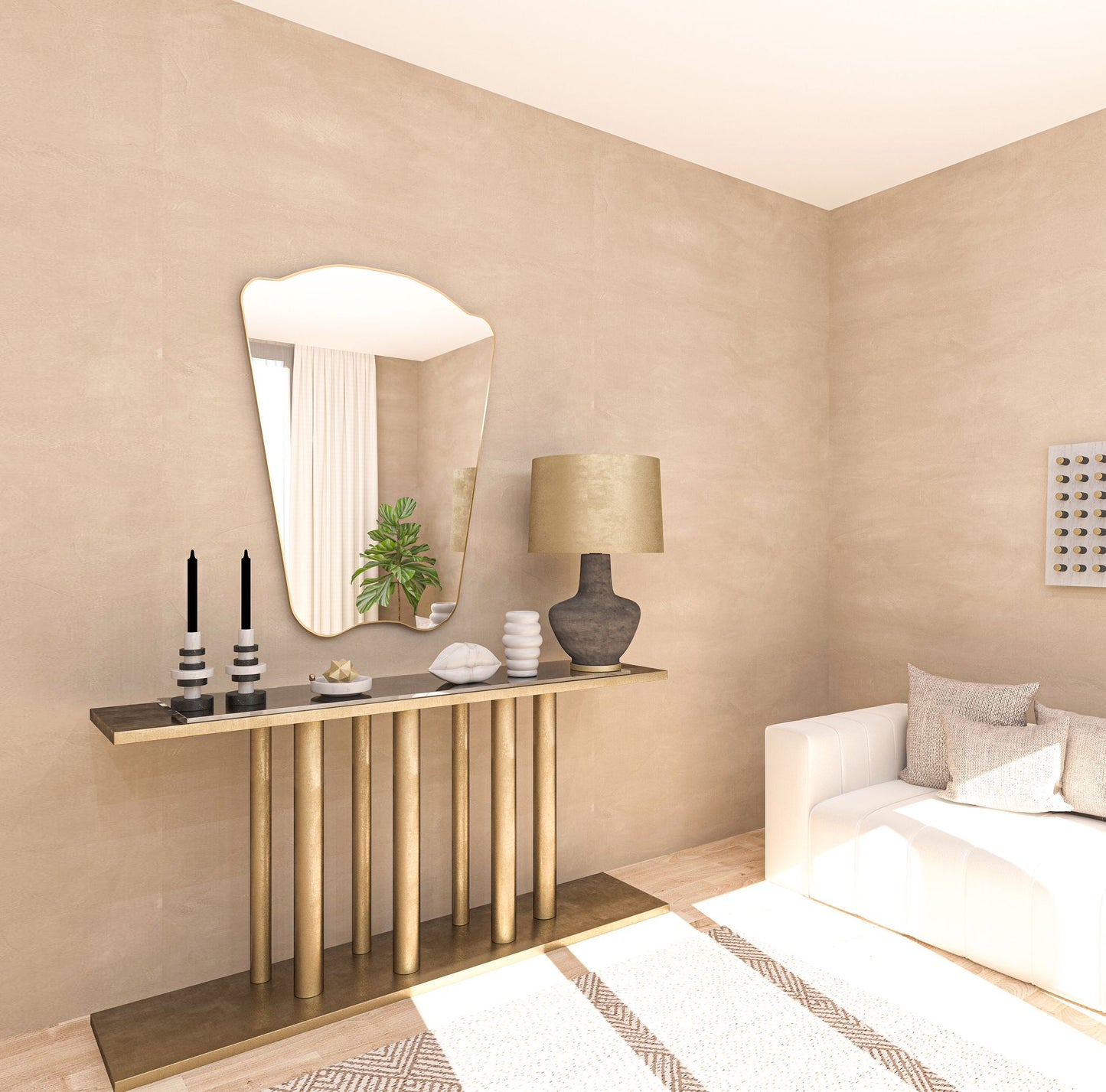 Jeka Italian Style Irregular Mirror