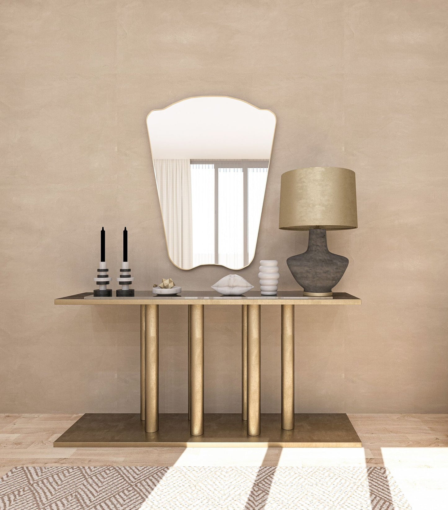 Jeka Italian Style Irregular Mirror