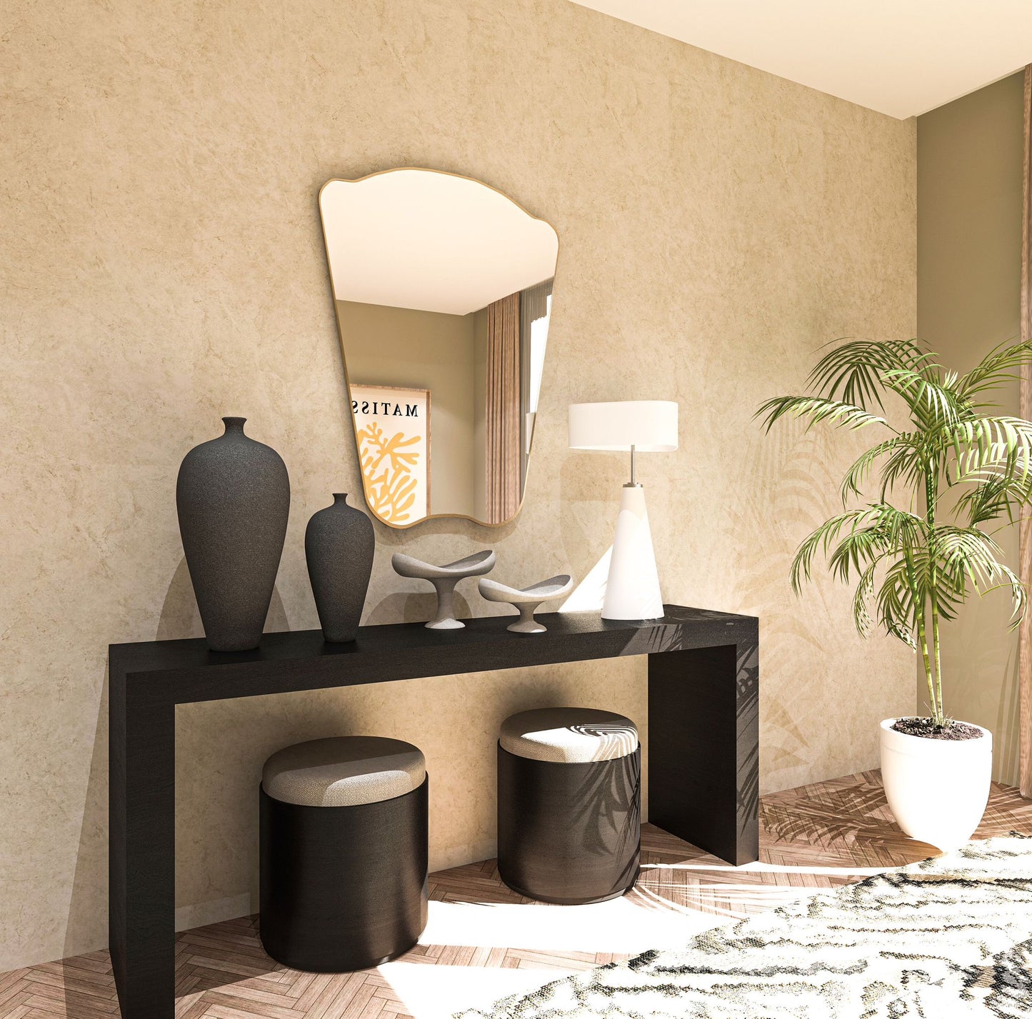 Jeka Italian Style Irregular Mirror