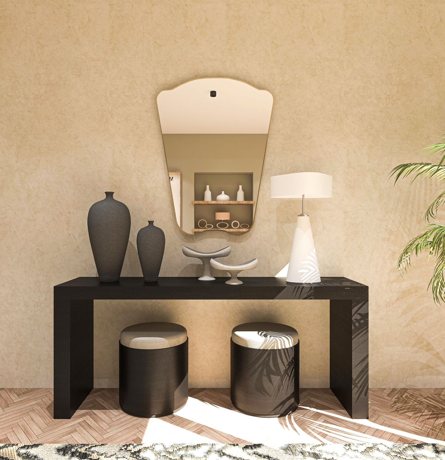 Jeka Italian Style Irregular Mirror