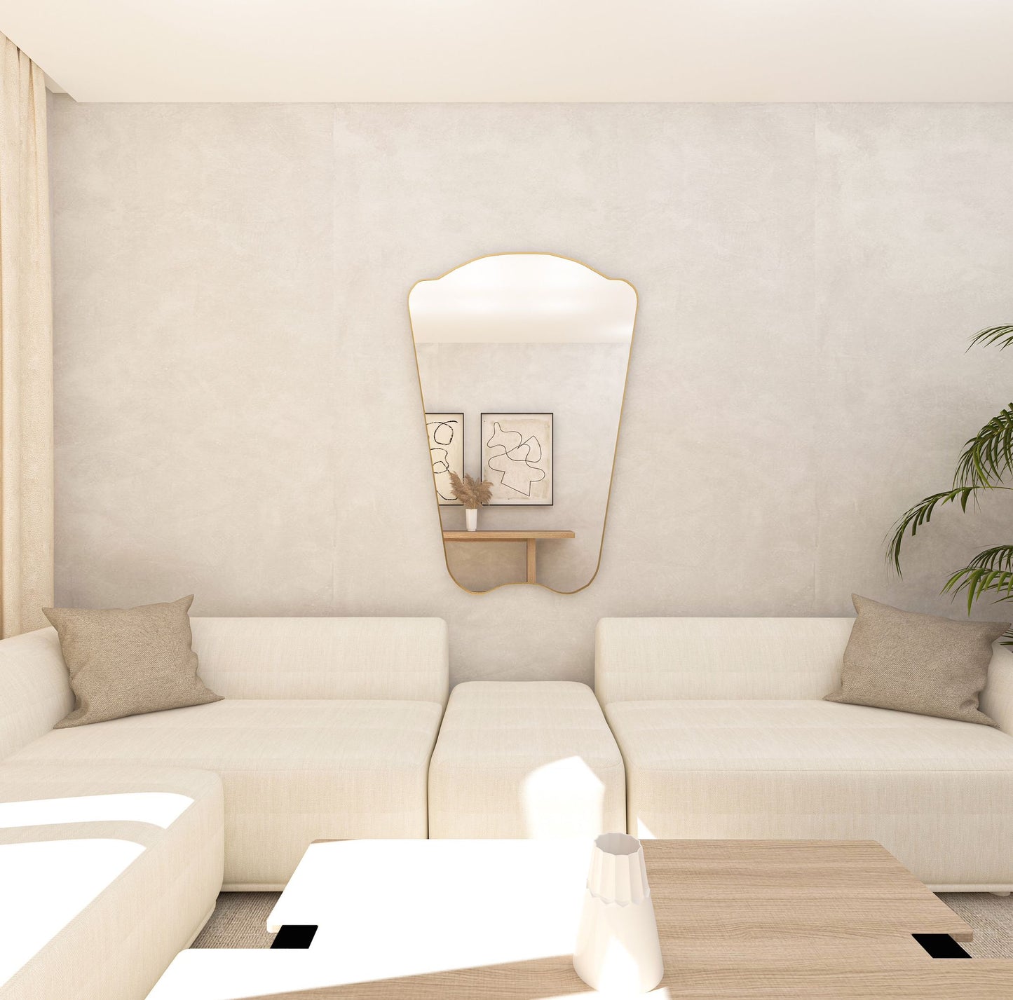 Jeka Italian Style Irregular Mirror