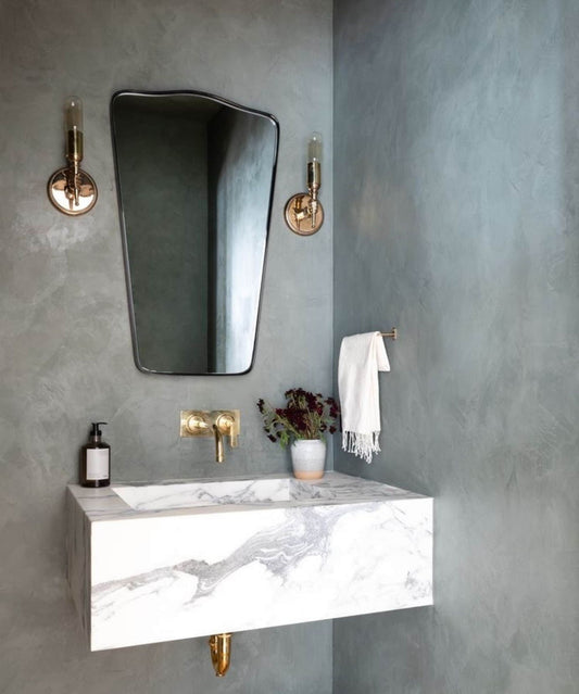 Fiore Irregular Italian Mirror