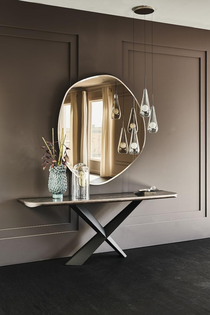Organic Geometry Asymmetrical Mirror