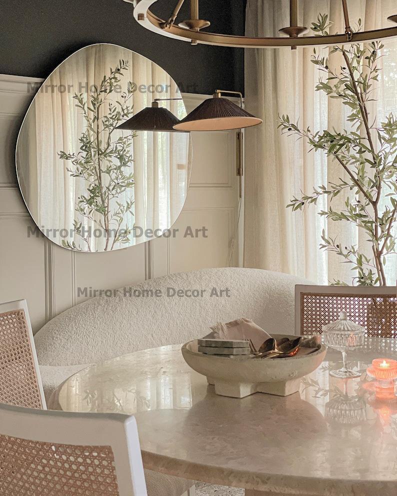 Organic Geometry Asymmetrical Mirror