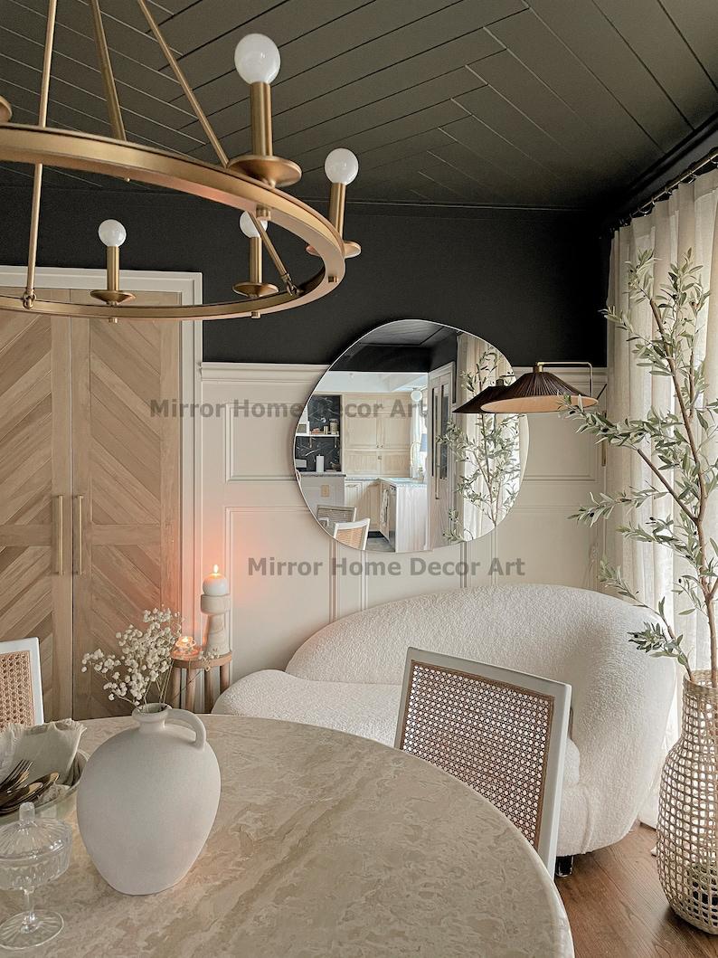 Organic Geometry Asymmetrical Mirror