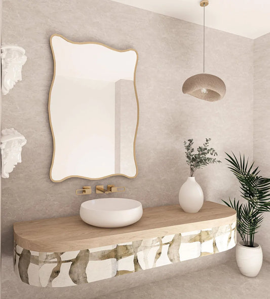 Baveria Irregular Wall Mirror