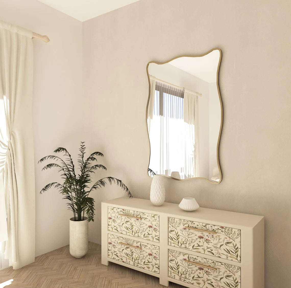 Baveria Irregular Wall Mirror