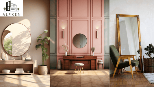 What type of mirror is best for a living room?