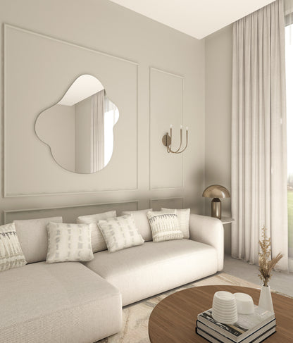 Irregular Wall Mirror Asymmetrical Interior Design Mirror