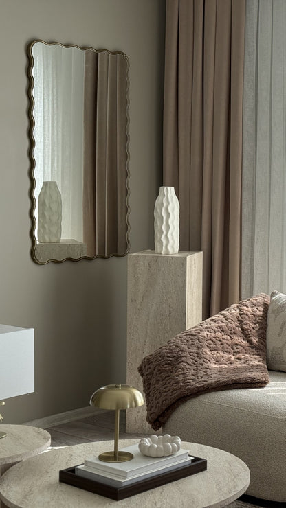 Judie Irregular Wall Mirror - Elegant Asymmetrical Design | Alpken