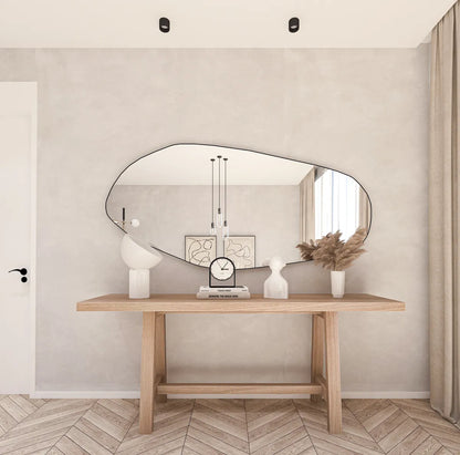 Biga Asymmetrical Irregular Bathroom and Bedroom Wall Mirror