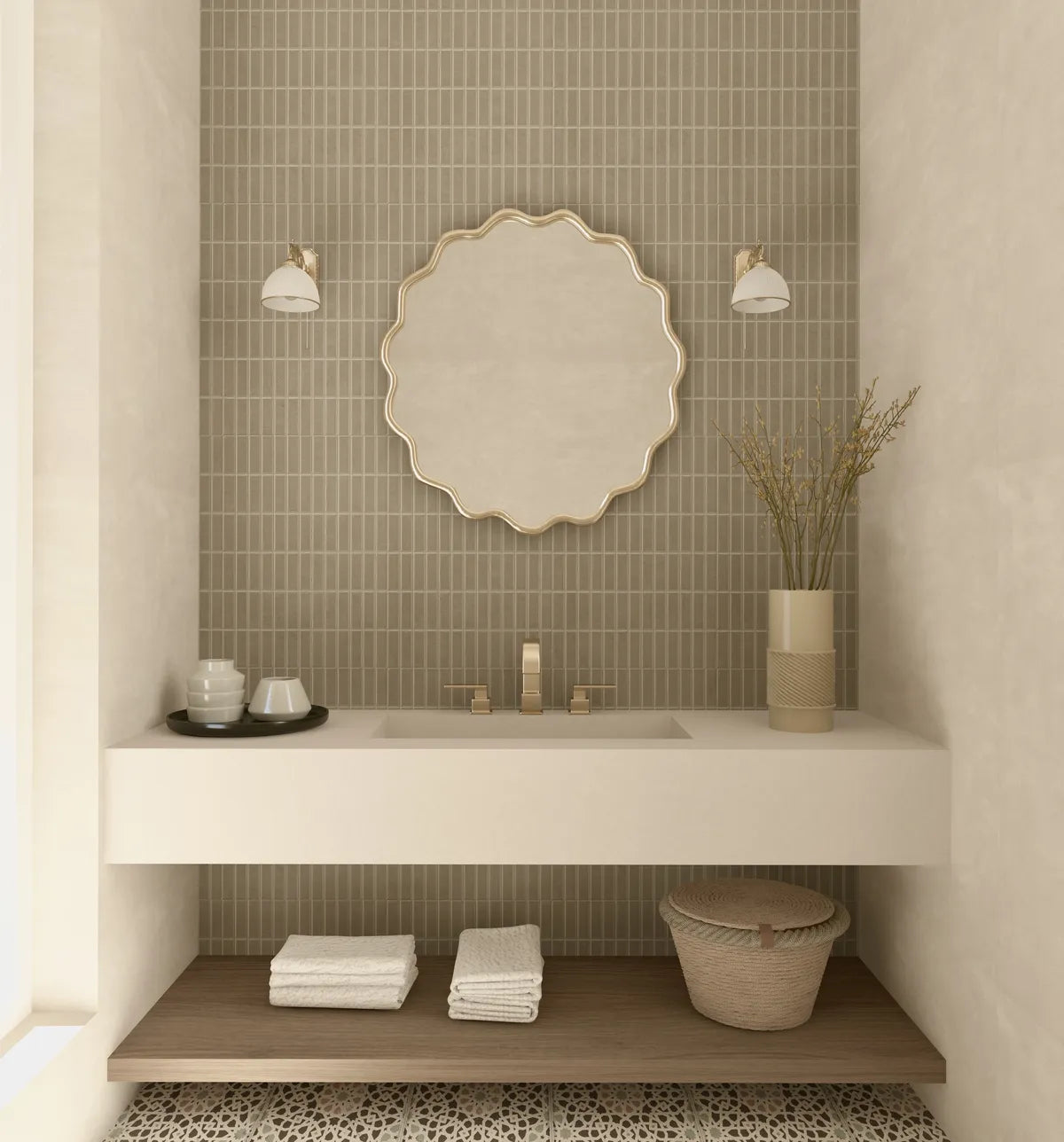 Orlando American Style Irregular Mirror