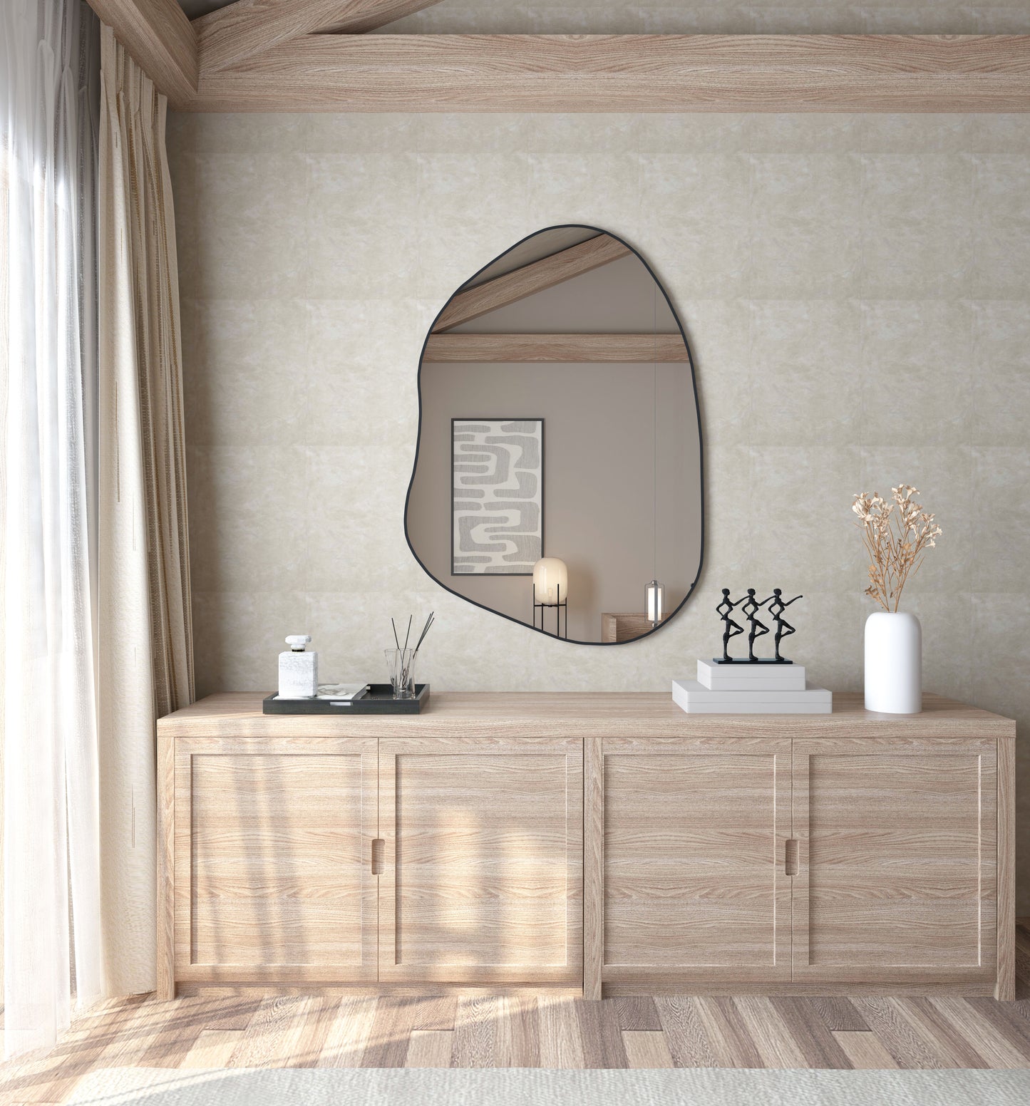 Cardak Asymmetrical Wall Mirror