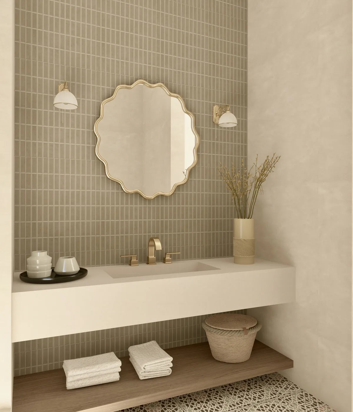 Orlando American Style Irregular Mirror