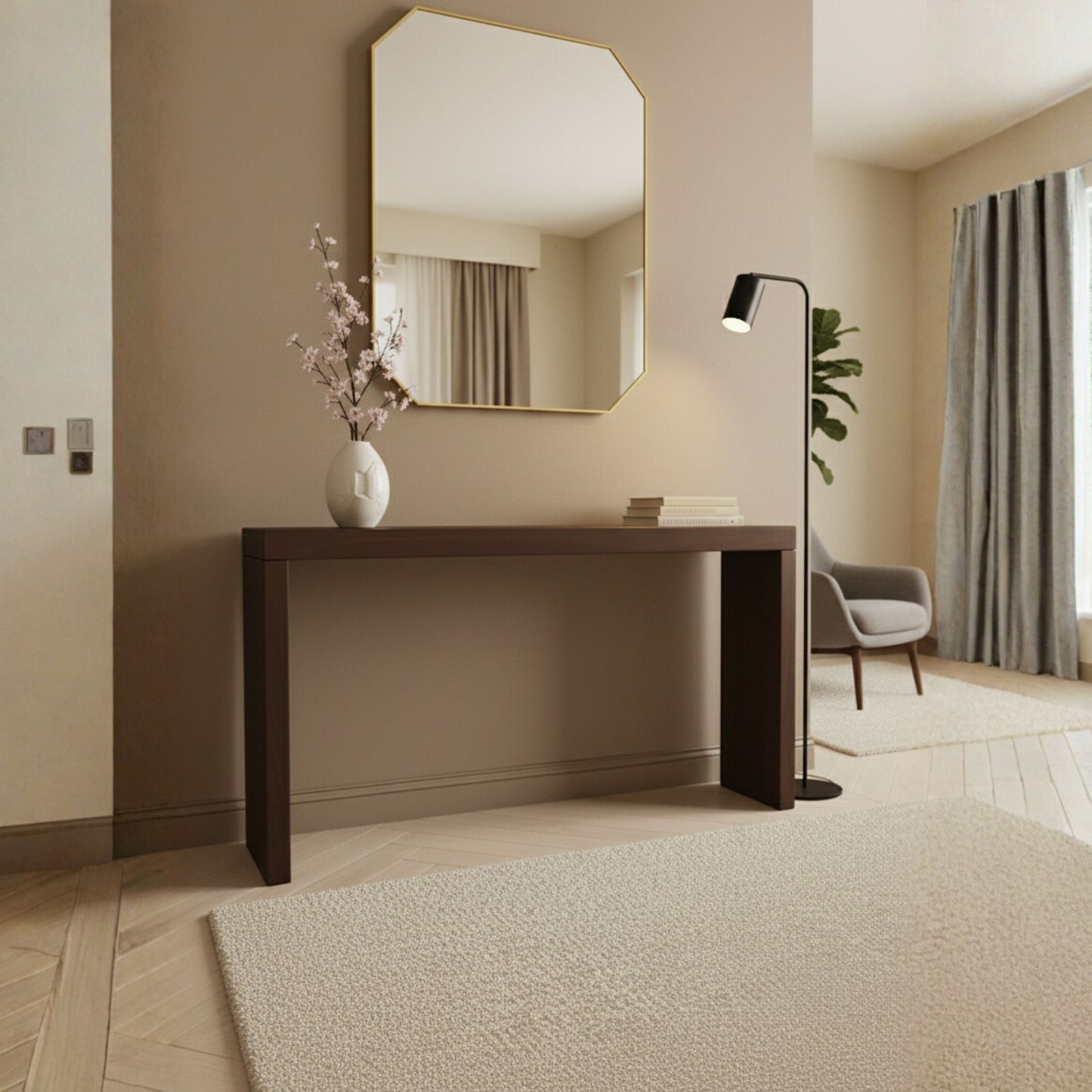 Octagonal Wall Mirror