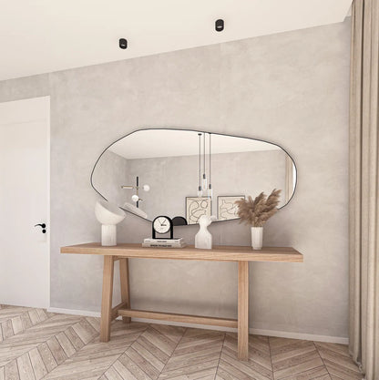 Biga Asymmetrical Irregular Bathroom and Bedroom Wall Mirror