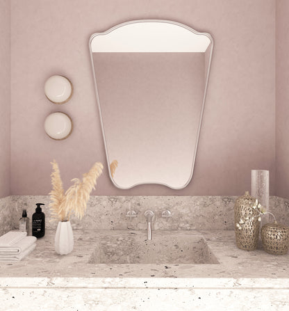 Italian Style Irregular Mirror Italian Style Unique Irregular Mirror Asymmetrical Bathroom Mirror