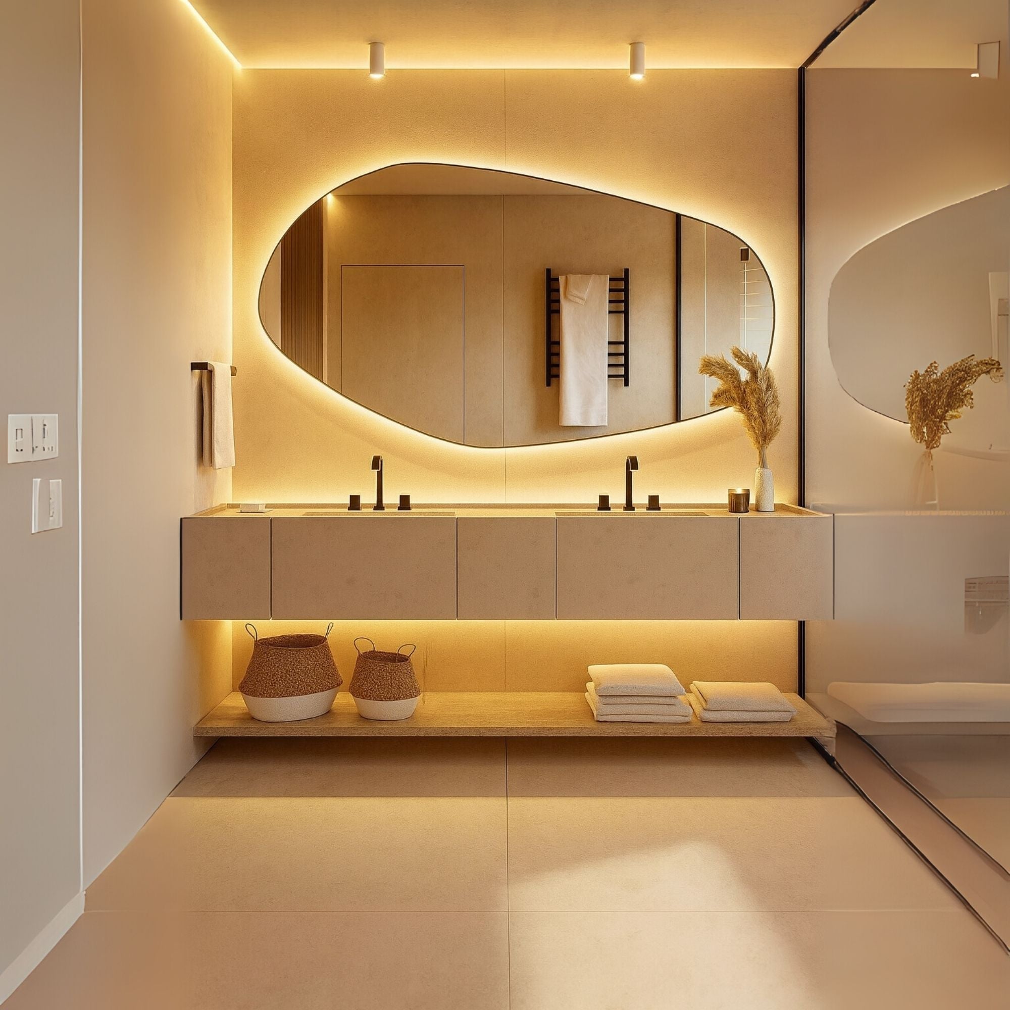 Biga Asymmetrical Mirror | Alpken.com