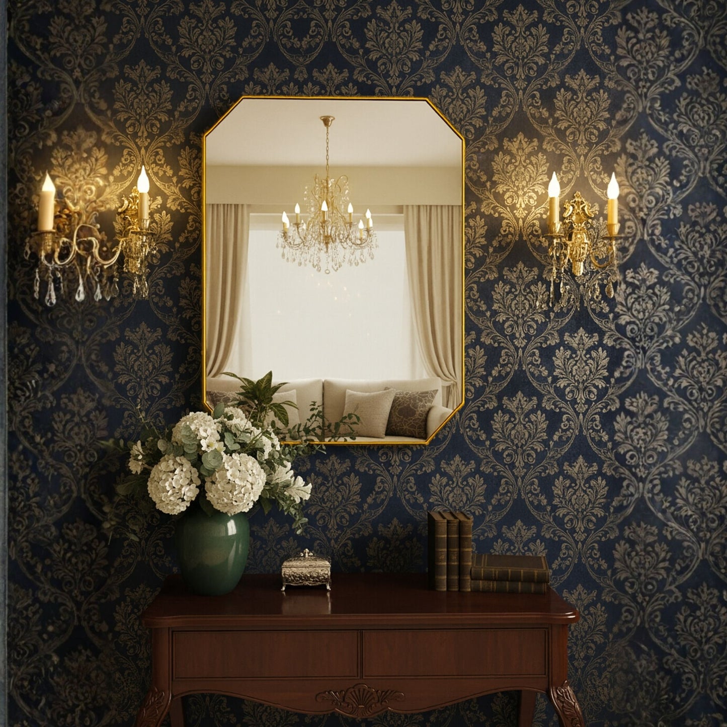 Octagonal Wall Mirror