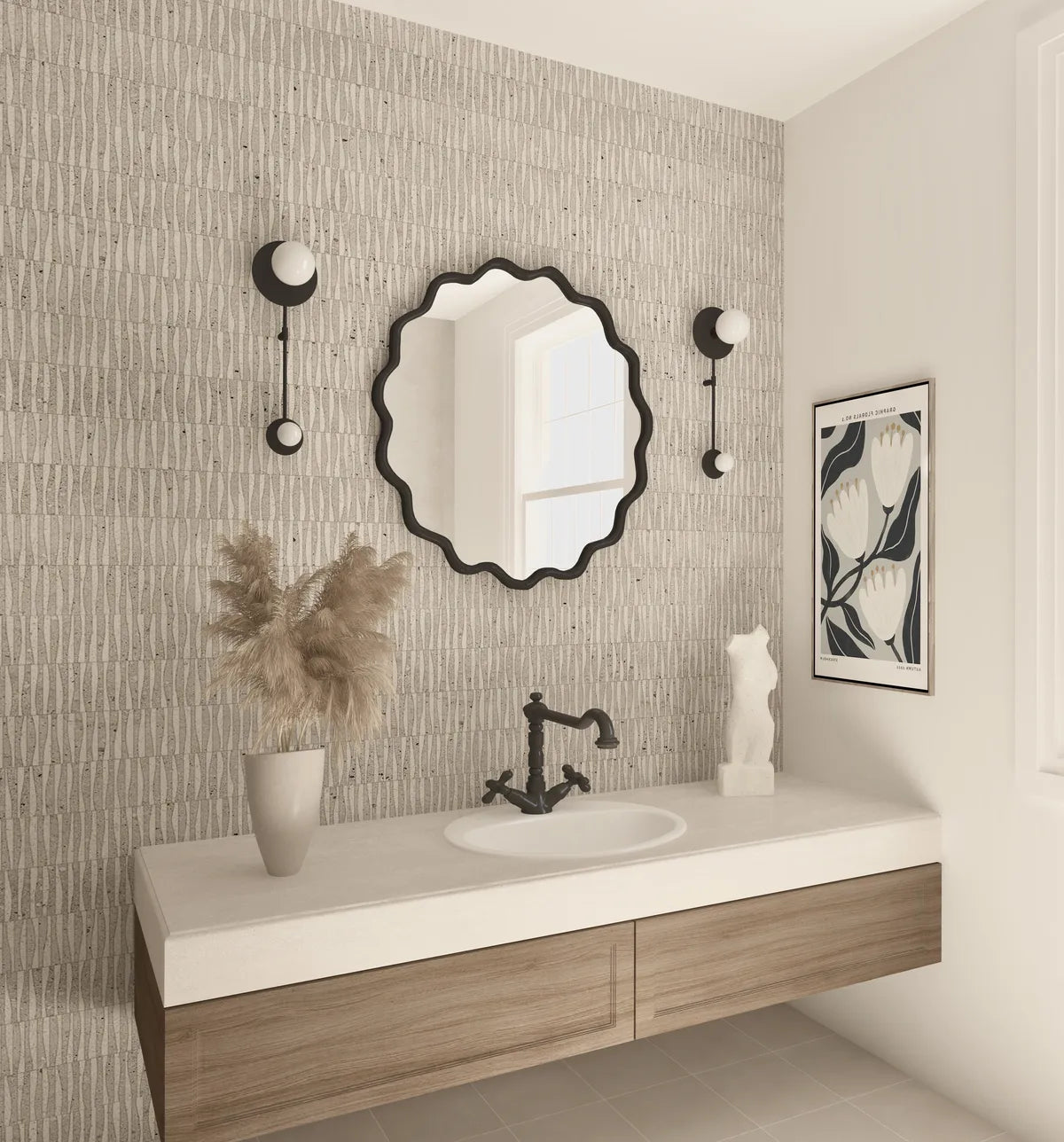 Orlando American Style Irregular Mirror
