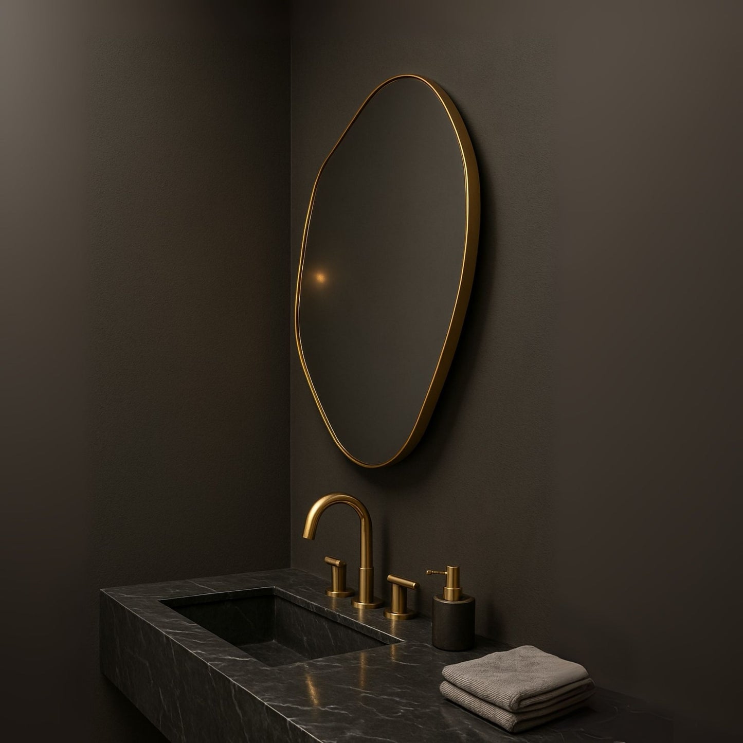 Capri Irregular Elegant Mirror