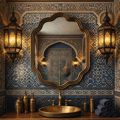 Three Ways Irregular Decorative Mirror