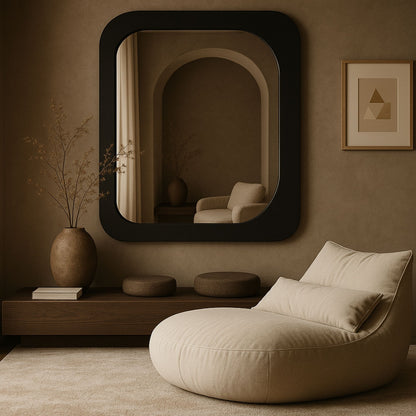 Balkan Asymmetrical Decorative Wall Mirror | Unique Design - Alpken