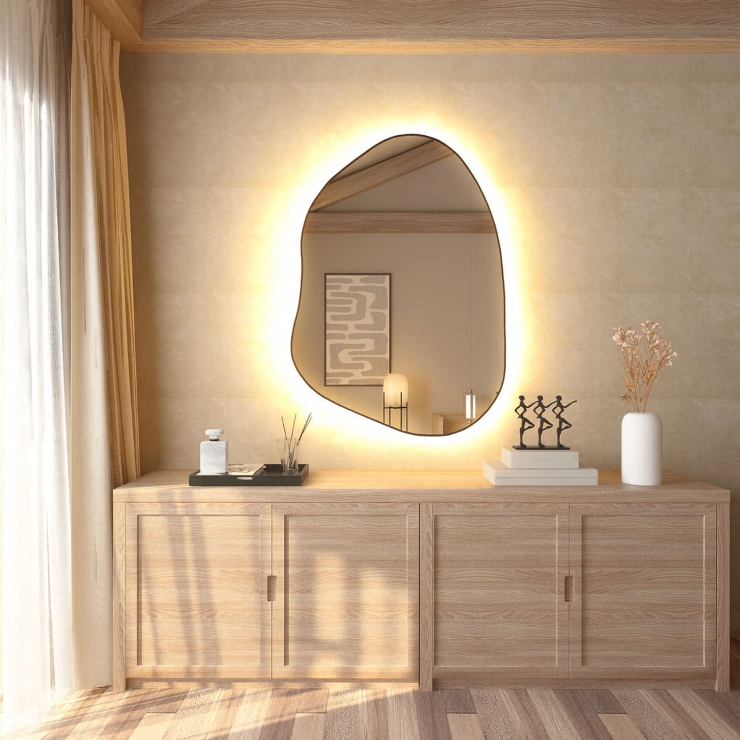 Cardak Asymmetrical Wall Mirror