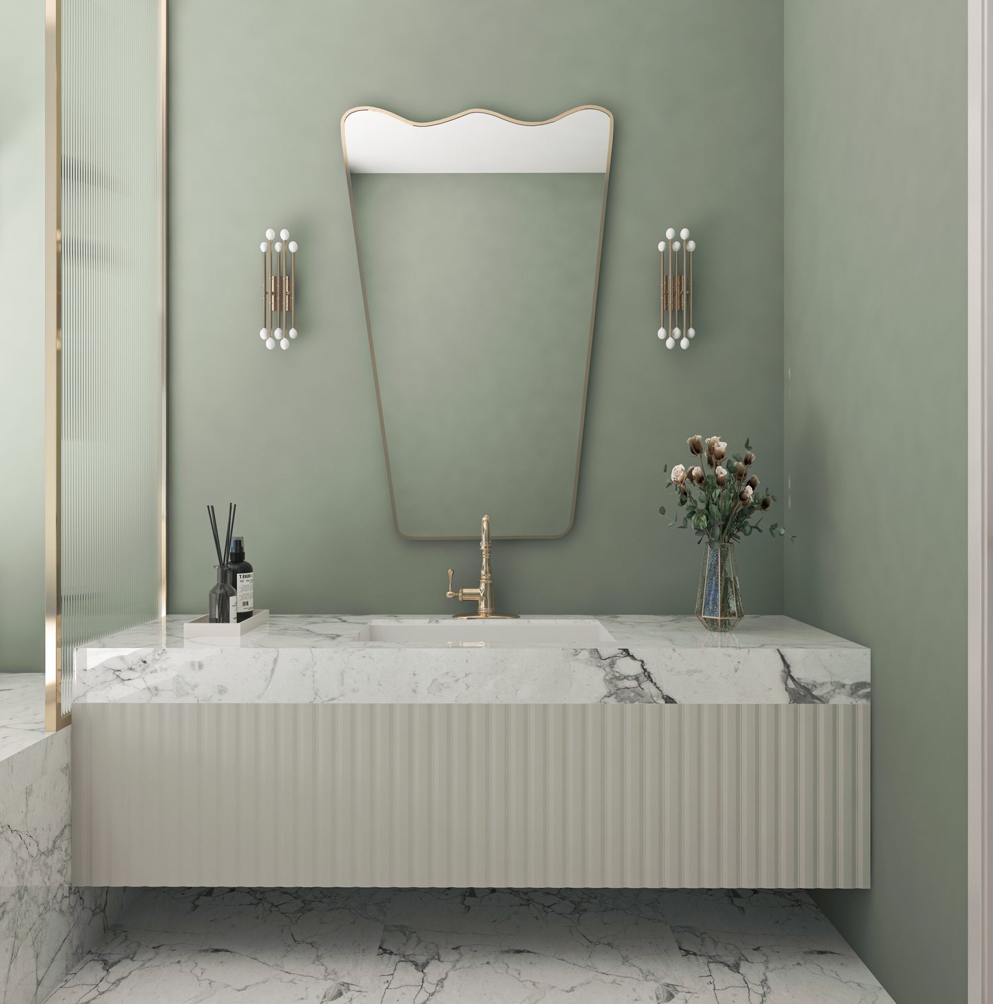 Wavy Irregular Mirror