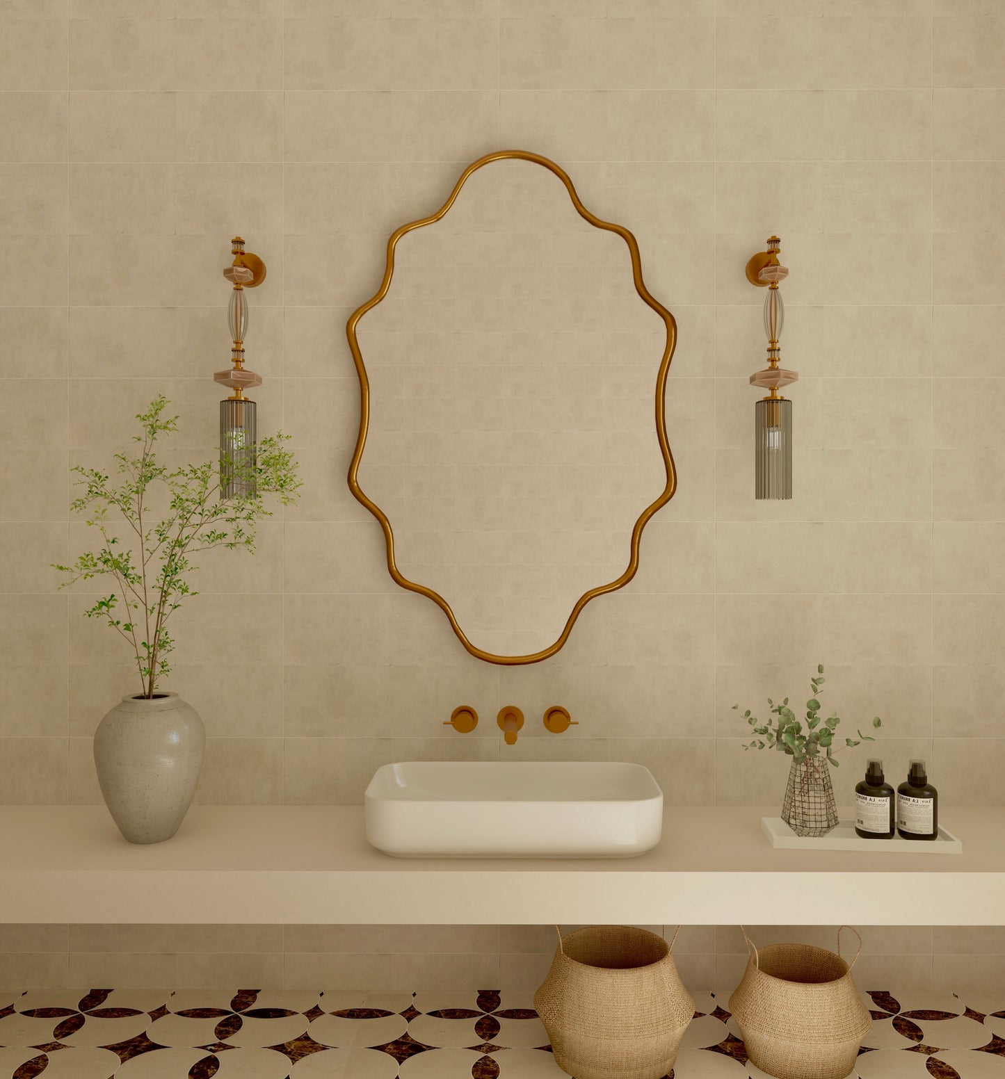 Dubai Irregular Wall Mirror