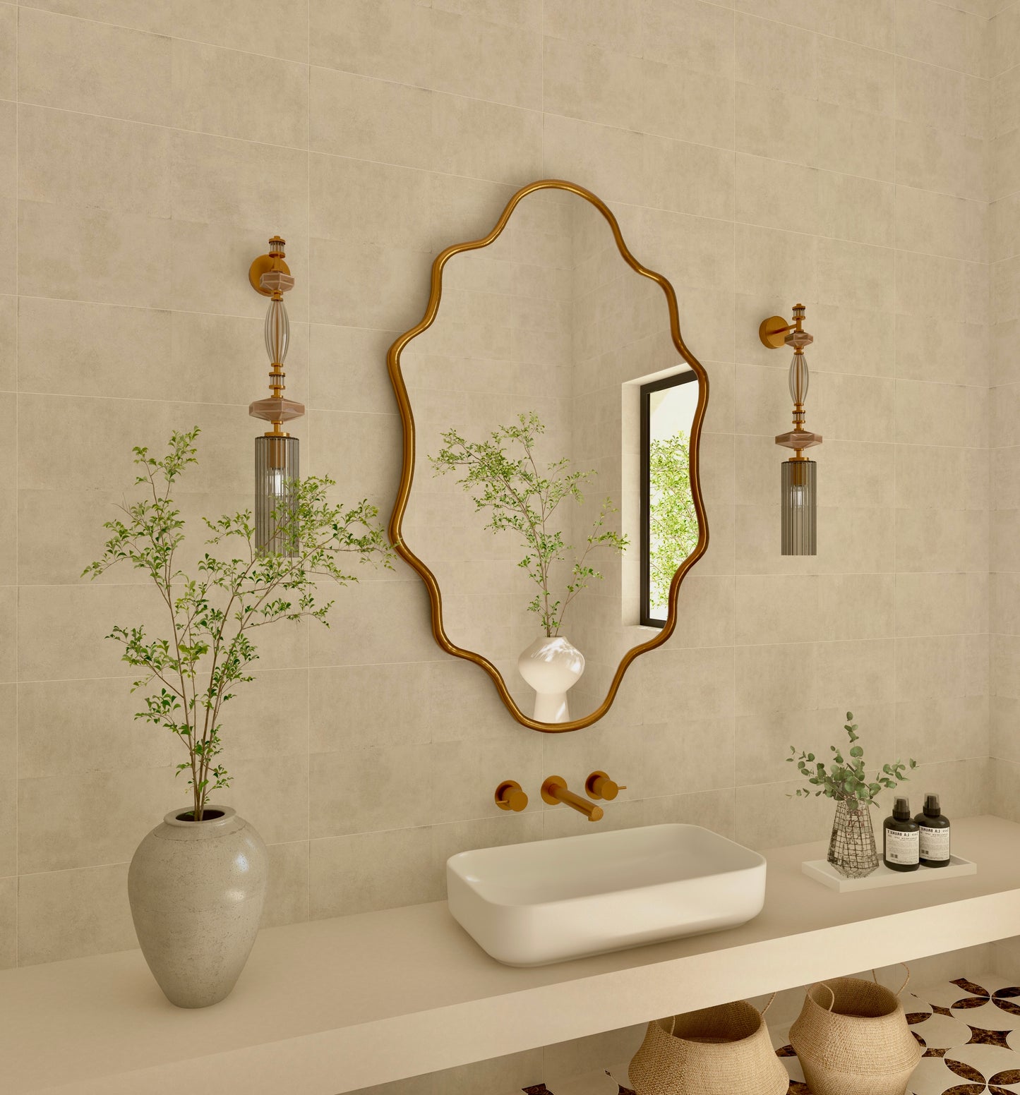 Dubai Irregular Wall Mirror