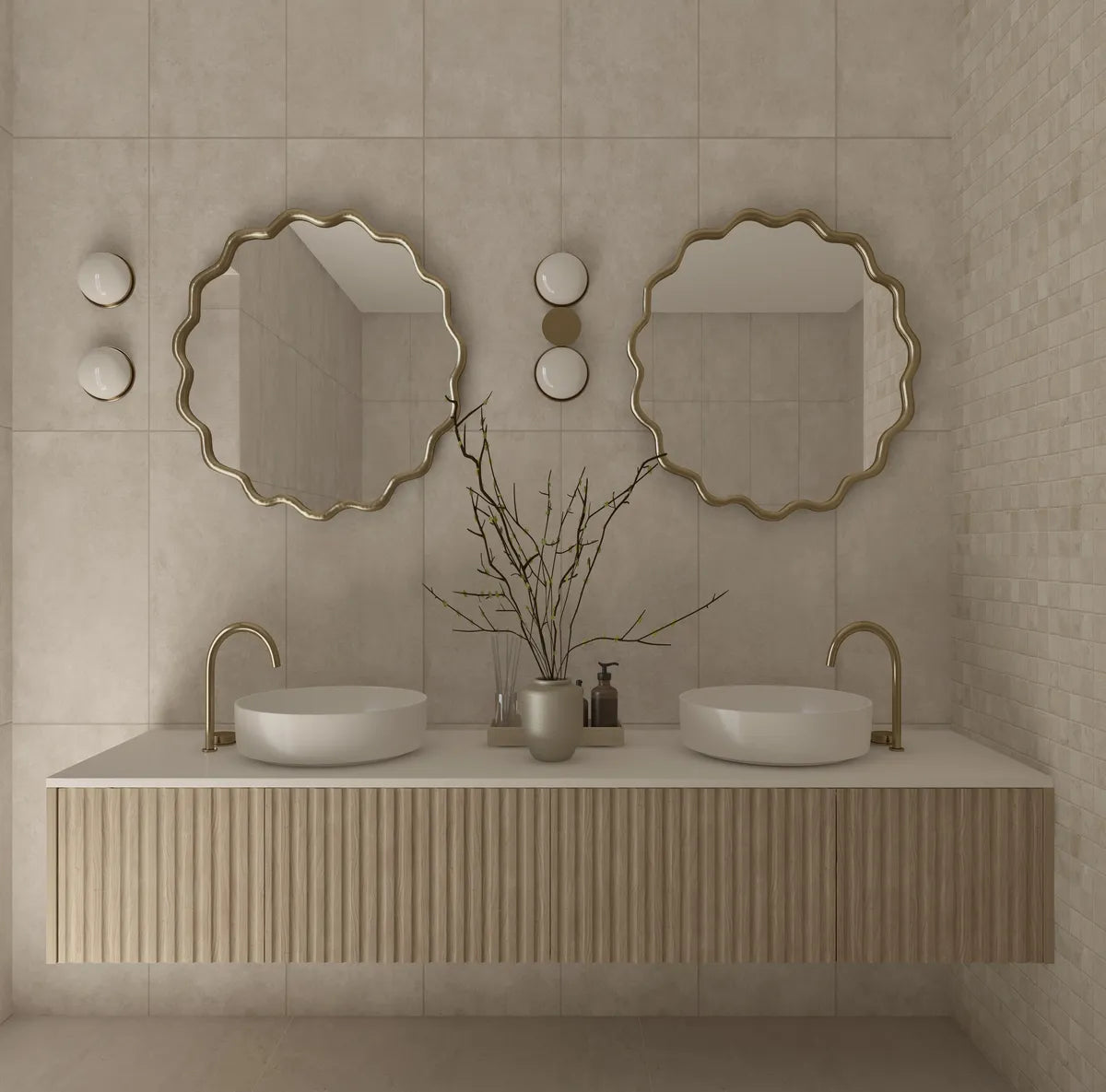 Orlando American Style Irregular Mirror