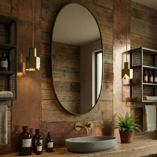 Decorative Ellipse Wall Mirror