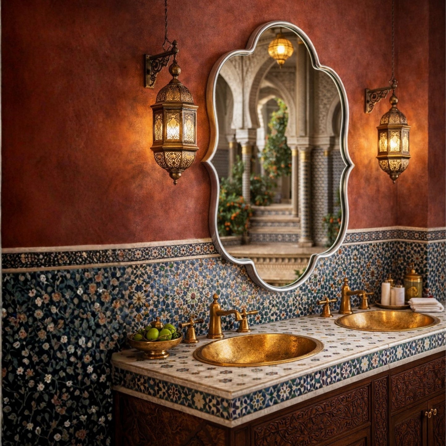 Casablanca Asymmetrical Wall Mirror