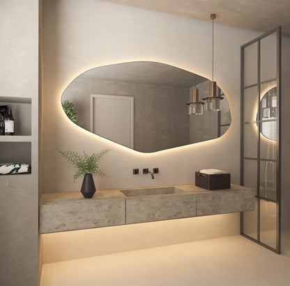 Sile Irregular Wall LED Mirror