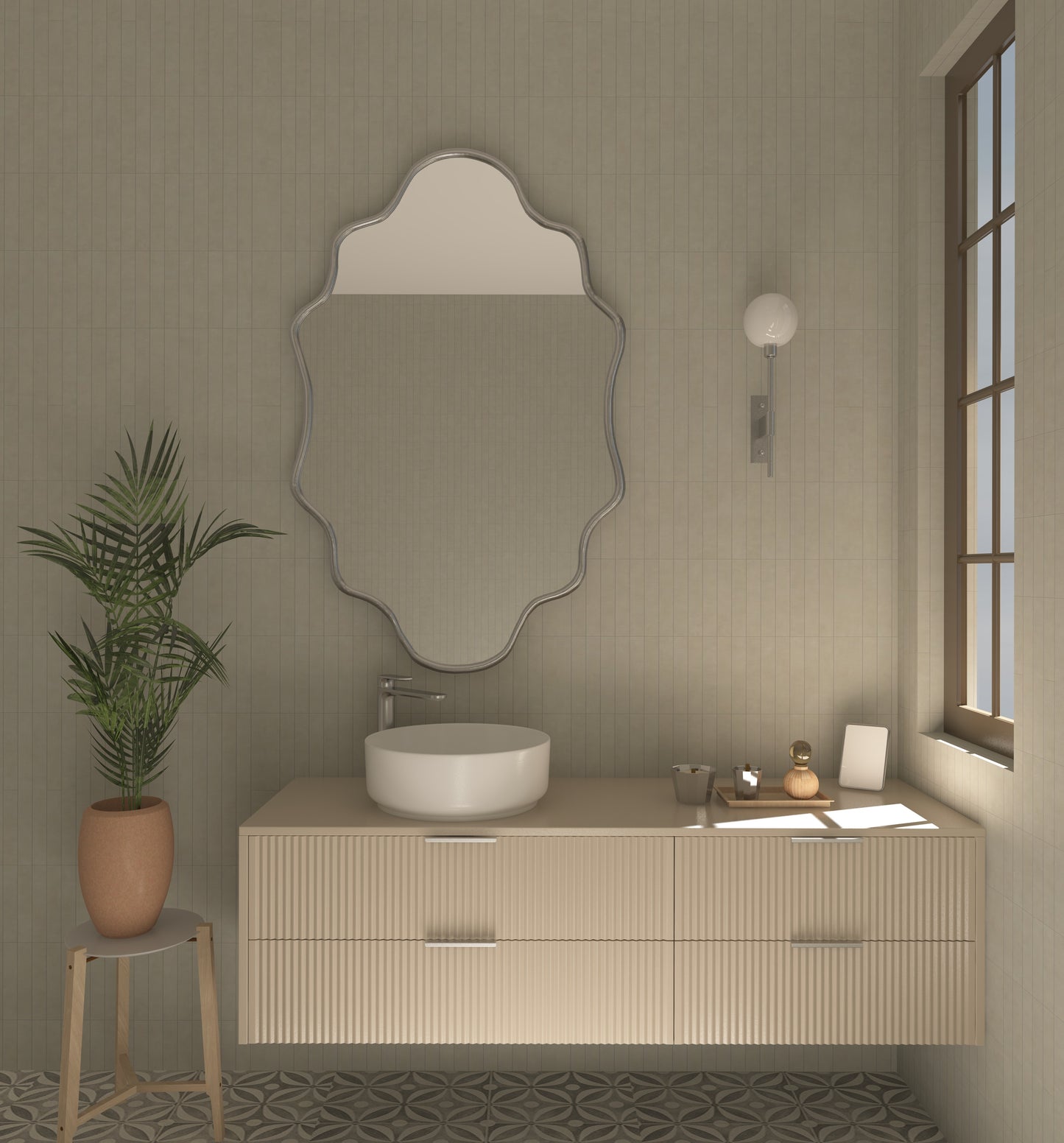 Dubai Irregular Wall Mirror