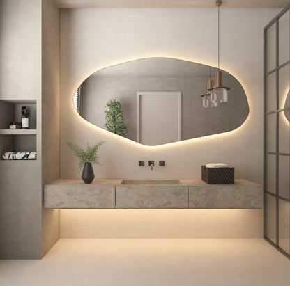 Sile Irregular Wall LED Mirror