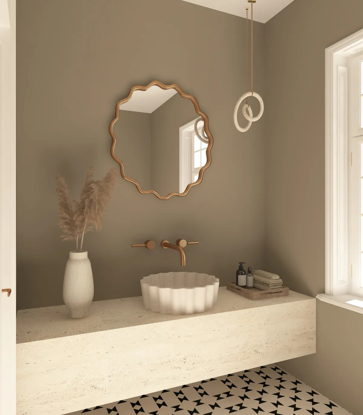 Orlando American Style Irregular Mirror