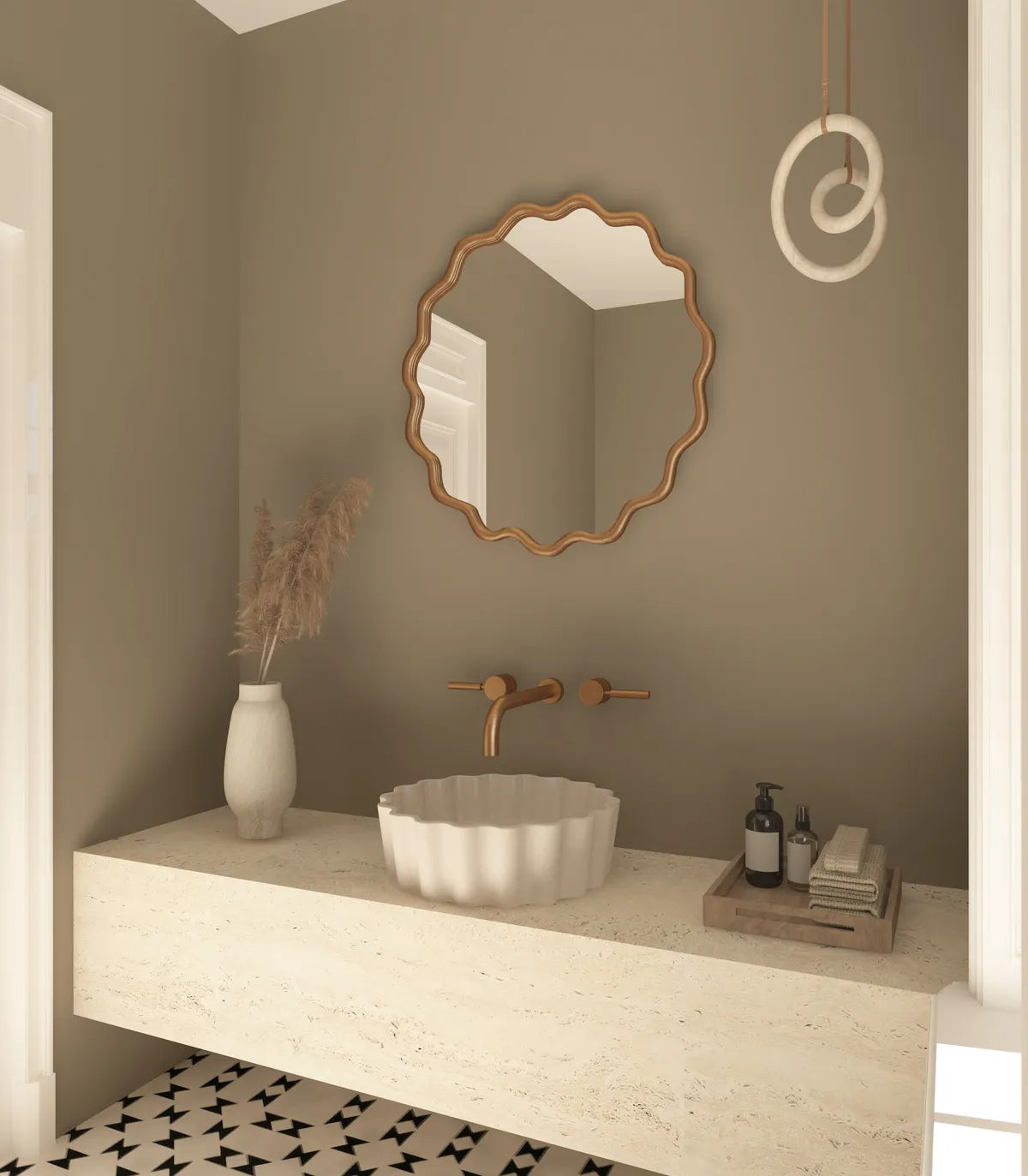 Orlando American Style Irregular Mirror