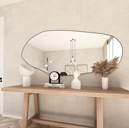 Biga Asymmetrical Irregular Bathroom and Bedroom Wall Mirror