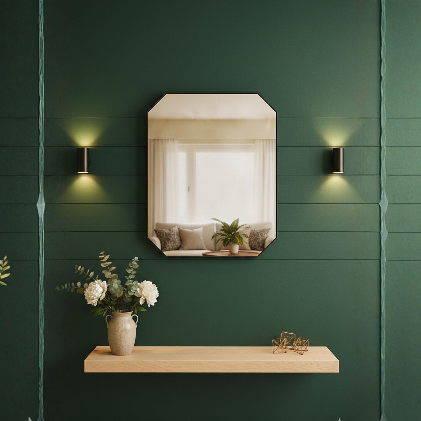 Octagonal Wall Mirror