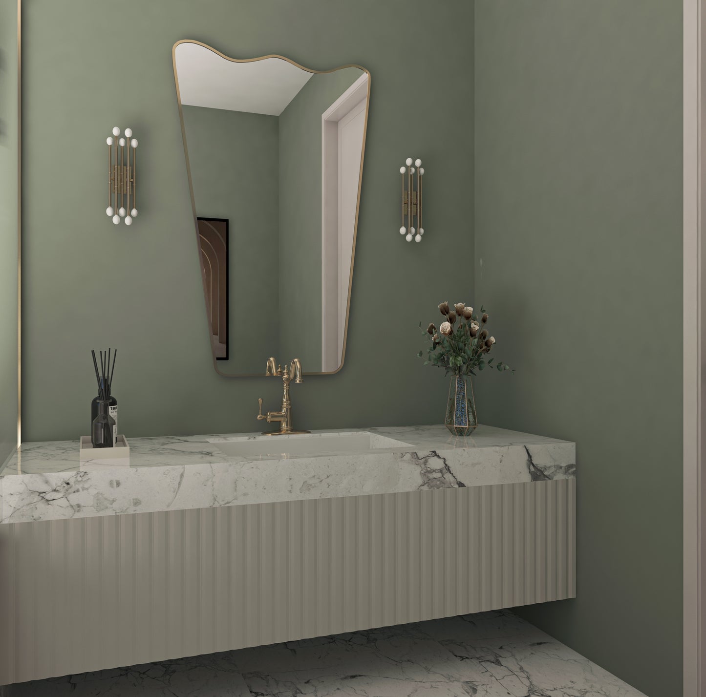 Wavy Irregular Mirror