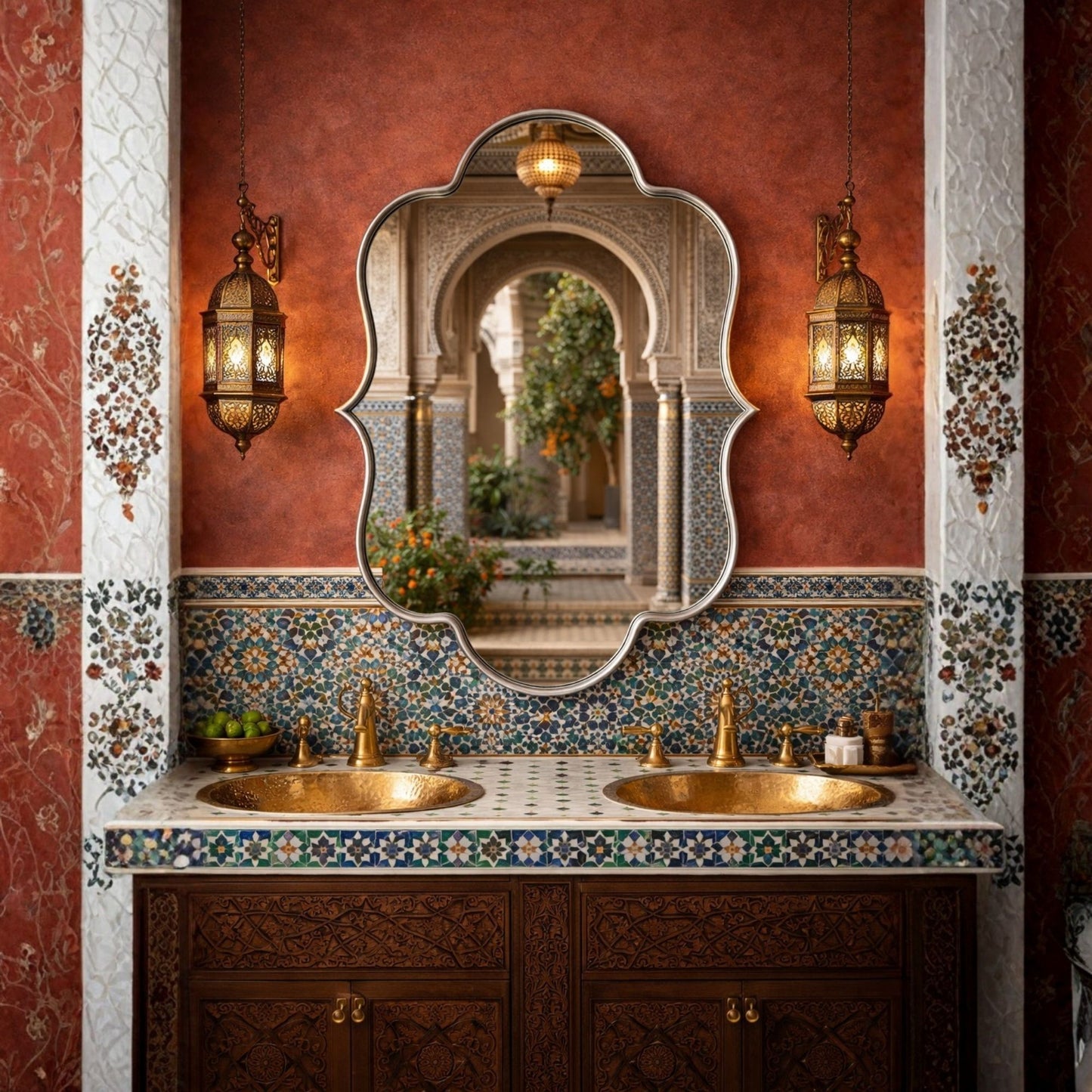 Casablanca Asymmetrical Wall Mirror