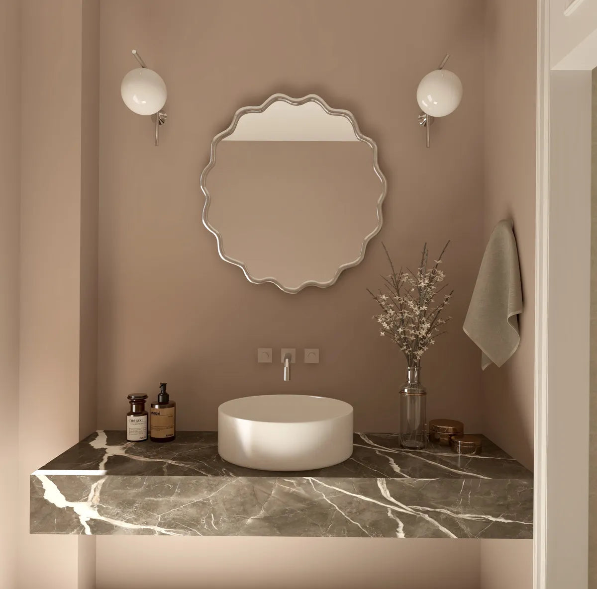 Orlando American Style Irregular Mirror